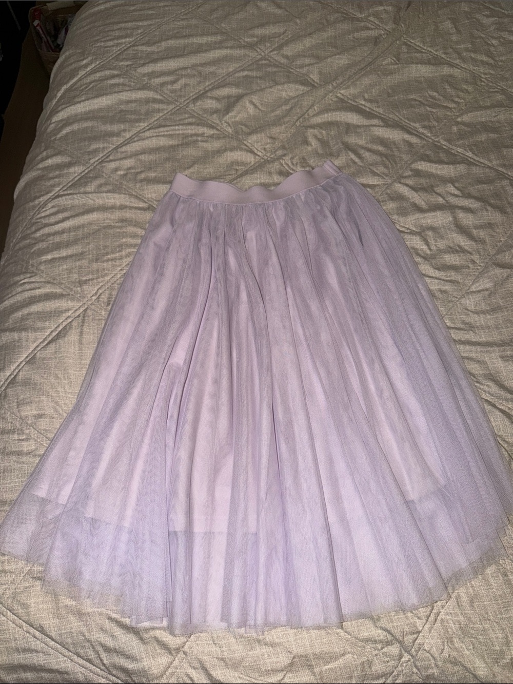 Charlotte Russe Lavender Tulle Skater Skirt